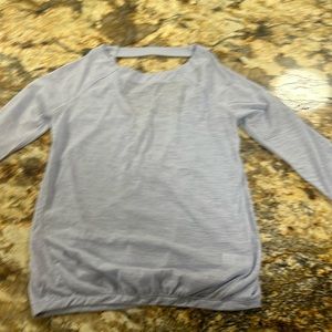 Purple Cross-long sleeved shirt | Athleta Girl | Size 14